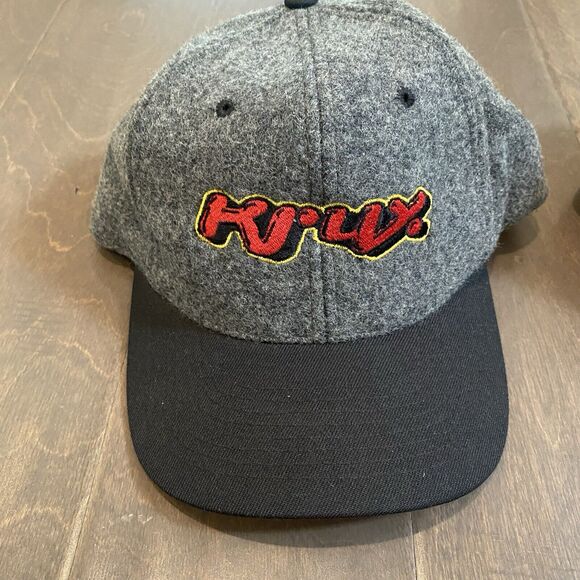 Lot Of 3 Vtg Golf Hats 90s Top Flite KJUS Maxfli 5950 New Era Headmaster Wool - Picture 5 of 16